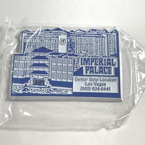 Vintage Imperial Palace Las Vegas Strip Casino Hotel/Resort Refrigerator Magnet Souvenir Brand NEW