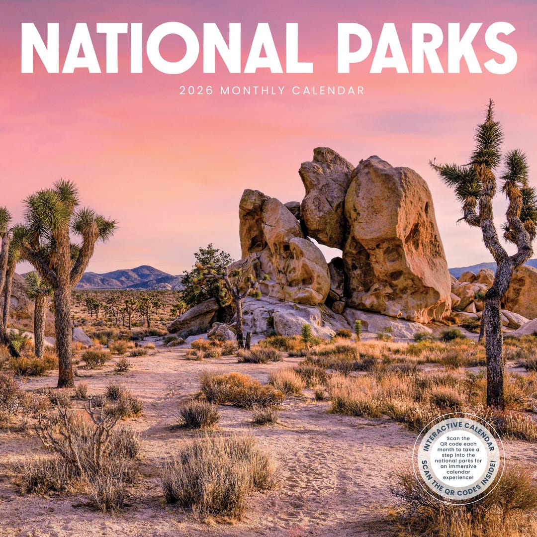 2026 National Parks Monthly Calendar - Etsy