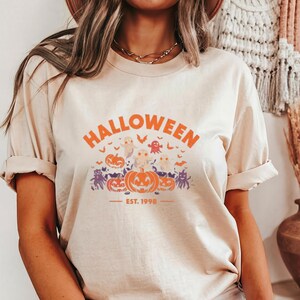 Disney Halloween 2025 Shirt, Custom Family Matching Halloween Tee, Disneyland Fall Vacation Shirt, Mickey Minnie Halloween Top