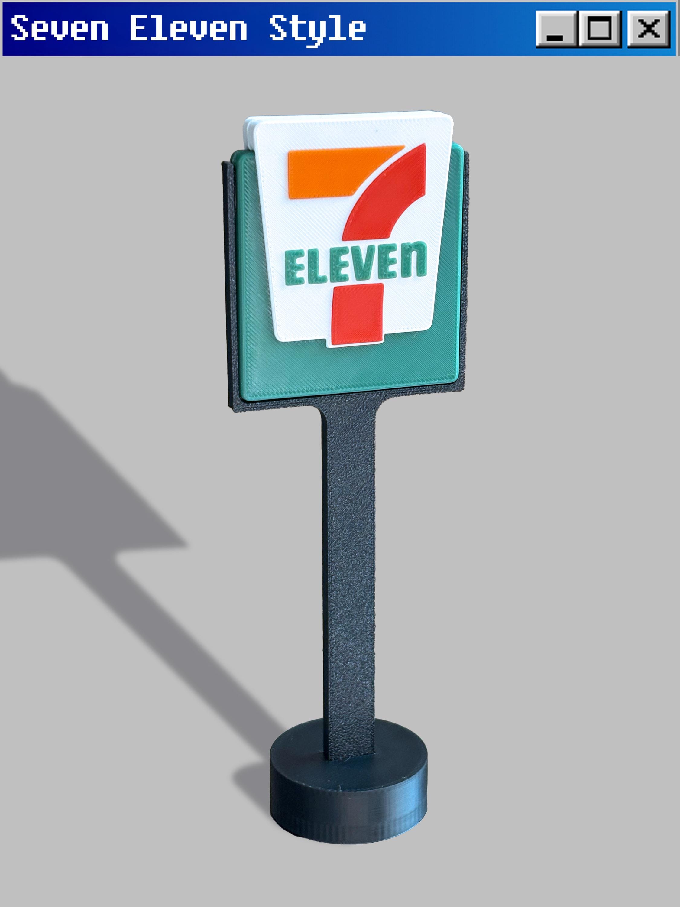 7 Eleven Sign - Etsy