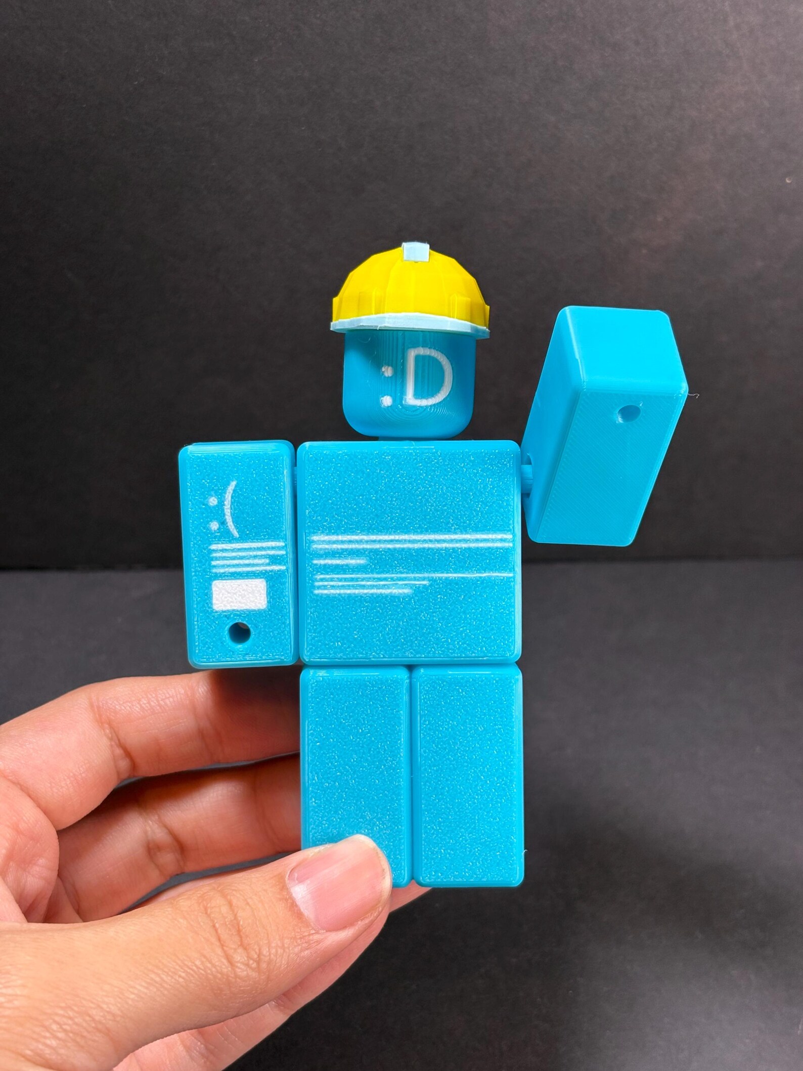 Roblox Forsaken Builderman BSOD Skin Figure - Etsy