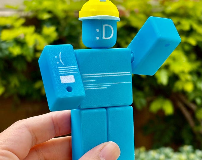 Roblox Forsaken Builderman BSOD Skin Figure - Etsy