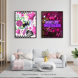 2000’s y2k printable wall art/ poster