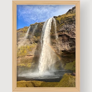 Seljalandsfoss Photo - Iceland Waterfall (Digital Download)