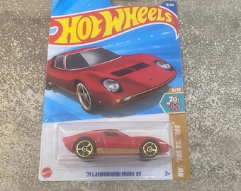 Hot Wheels '71 Lamborghini Miura SV - HW: Anos 70 VS Anos 90 - Etsy