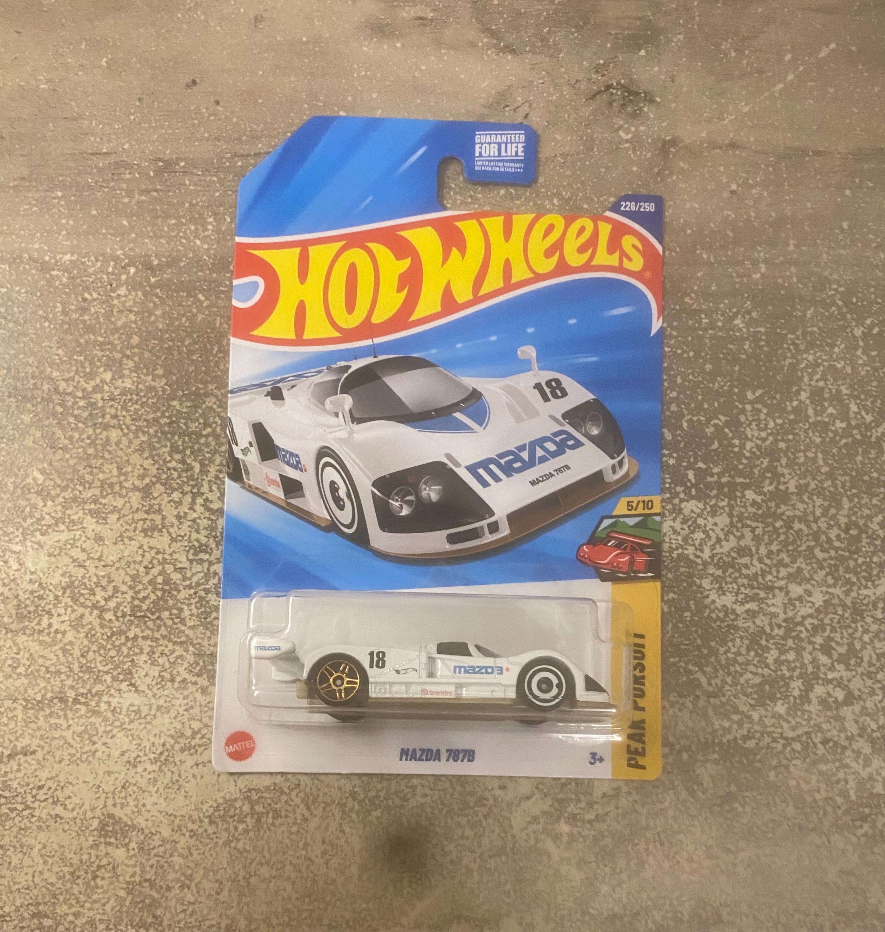 Mazda 787B - Peak Pursuit 5/10 - 228/250 - Brand New - Hot Wheels