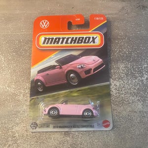 2019 Volkswagen Beetle Convertible - 118/125 - Brand New - Matchbox