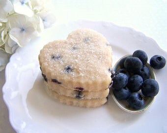 Blueberry Shortbread Cookies 1 Dozen