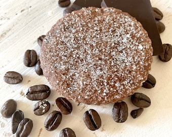 Chocolate Espresso Shortbread Cookies 1 Dozen