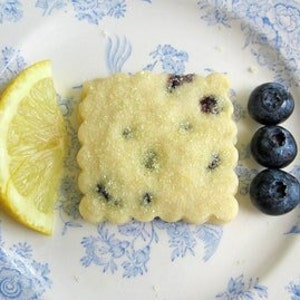 Lemon Blueberry Shortbread Cookies 1 Dozen