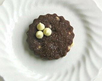 Dark Chocolate White Chocolate Shortbread Cookies 1 Dozen