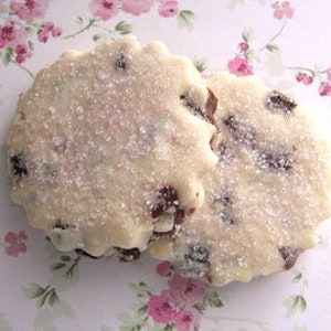 Cherry Chocolate Shortbread Cookies 1 Dozen image 4