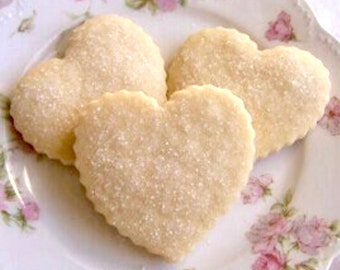 Mother's Day Classic Shortbread Hearts 1 Dozen Cookies