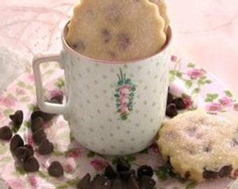 Chocolate Chip Shortbread Cookies 1 Dozen