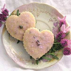 Lavender Shortbread Cookies 1 Dozen