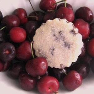 Cherry Chocolate Shortbread Cookies 1 Dozen image 2