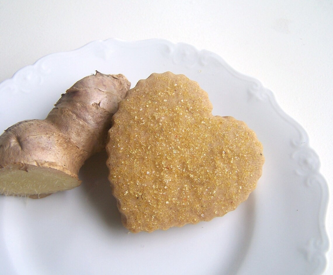 Ginger Molasses Shortbread Cookies 1 Dozen Etsy
