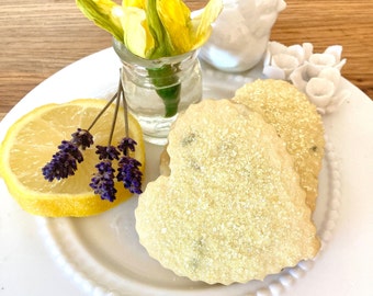 Lemon Lavender Shortbread Cookies 1 Dozen