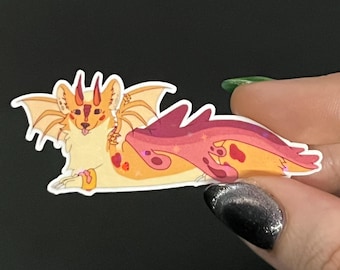 Sticker Drago Loaf - Dragon Corgi Holo