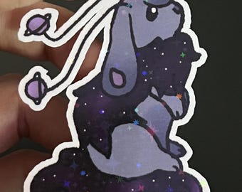 In Search of The Stars - Galaxy Lopprin Rabbit Holo Sticker