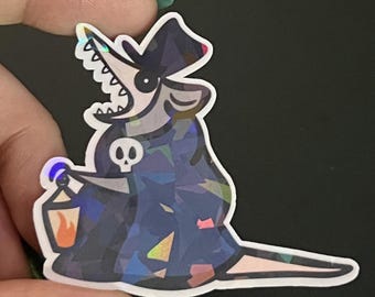 Dr. Possum - Plague Doctor Opossum Holo Sticker