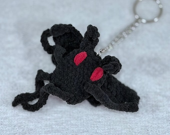 Wiggly Moff Man Schlüsselanhänger - Gehäkelter Mothman Key keeper
