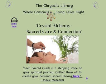 Crystal Alchemy Guide + Guided Meditation | Crystal Care, Cleansing, Grids & Energy Rituals PDF