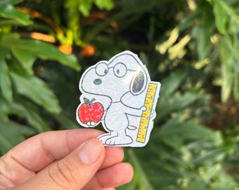 Sticker Snoopy Teacher