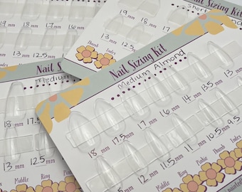Press On Nail Sizing Kit