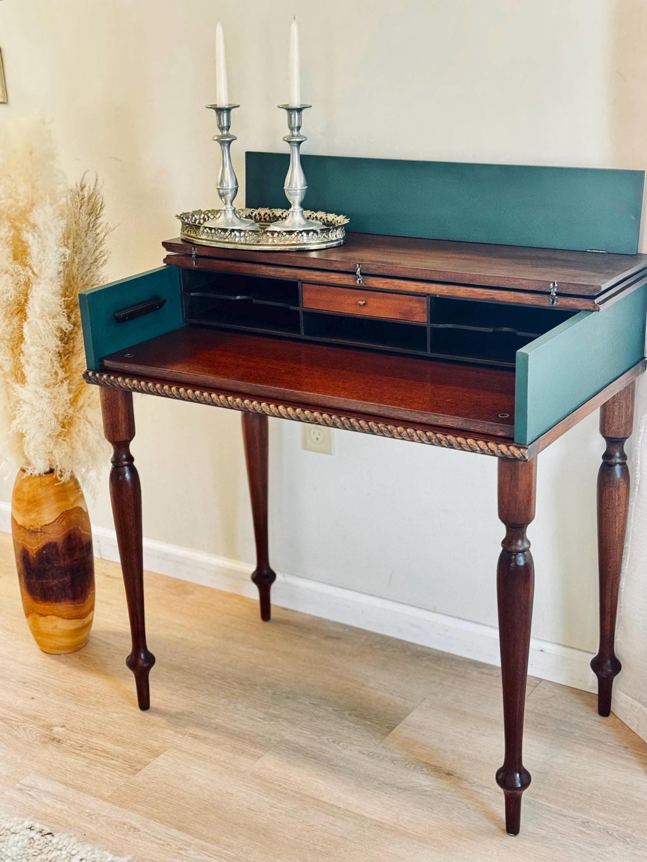 Painted Secretary Desk - Etsy