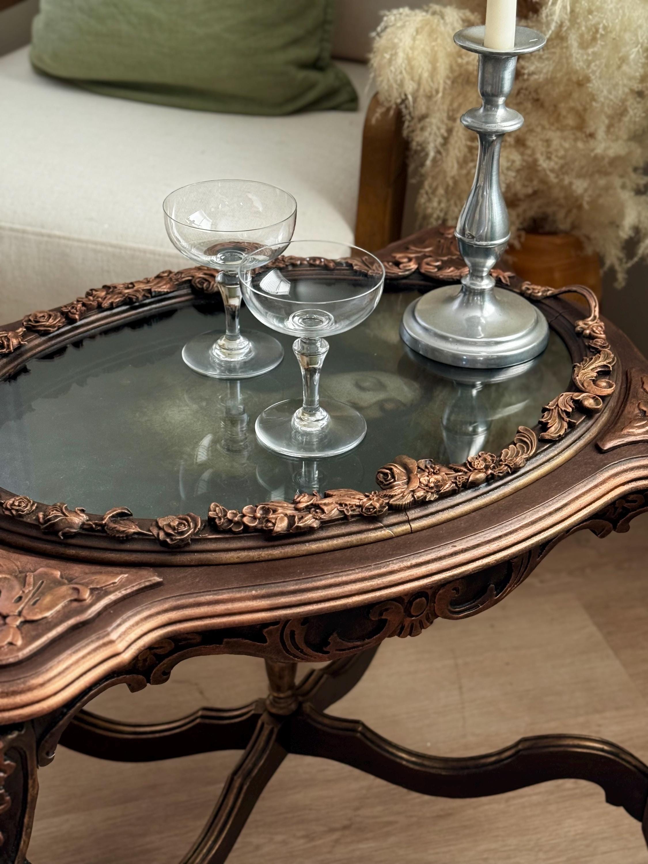 Table With Removable Glass Top - Etsy