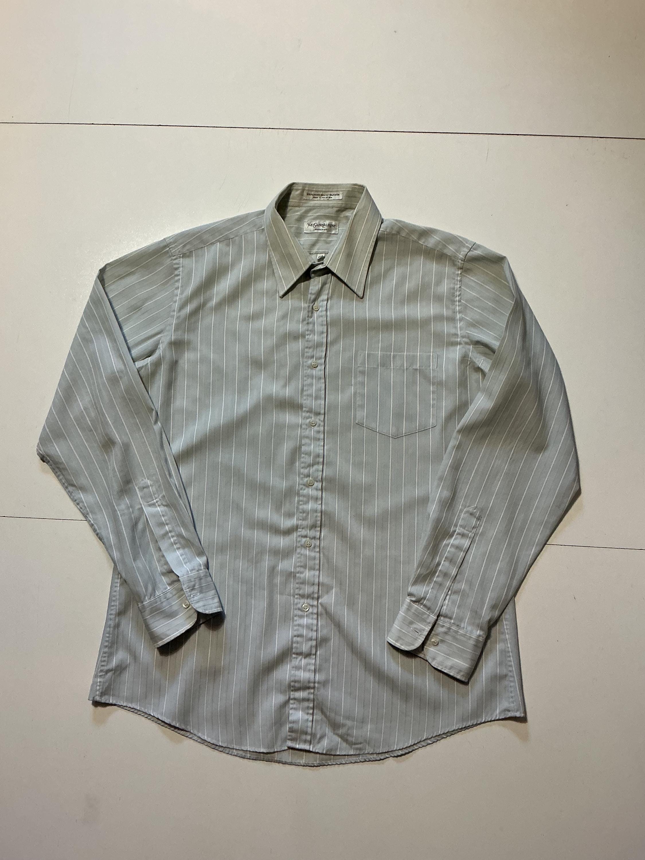 Saint Laurent Vintage Stripe Shirt - Etsy