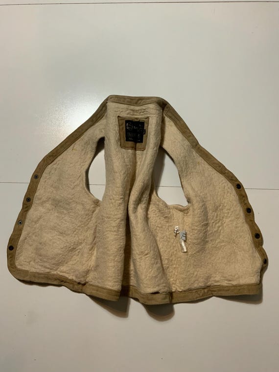 Vintage 70s 80s Sears The Leather Shop Suede Sher… - image 3