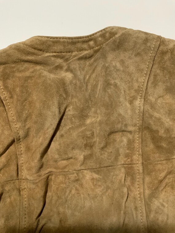 Vintage 70s 80s Sears The Leather Shop Suede Sher… - image 9