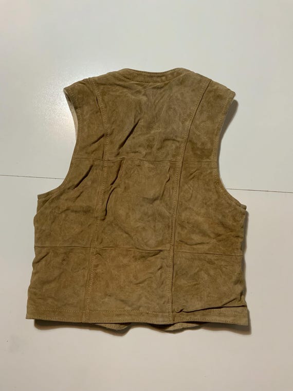 Vintage 70s 80s Sears The Leather Shop Suede Sher… - image 2