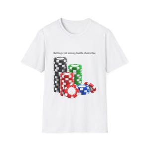 Funny Degenerate Gambling T-Shirt, Casino Shirt, Poker Gift, Gambler Tee, Card Game Top, Las Vegas Apparel