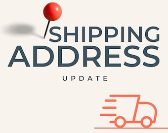Shipping Address Update for Existing Orders, Address Change, Etsy Order Upgrade