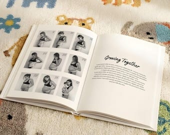 Personalized Baby First Year Memory Book, Hardcover Photobook Album, First Mother's Day