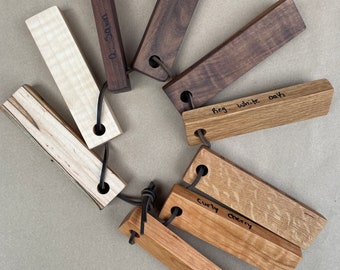 AMERICAN HARDWOOD SAMPLES  |  Choice of Woods  |  Mountain Mule Hardwoods Furniture  |  Beds Tables Dressers