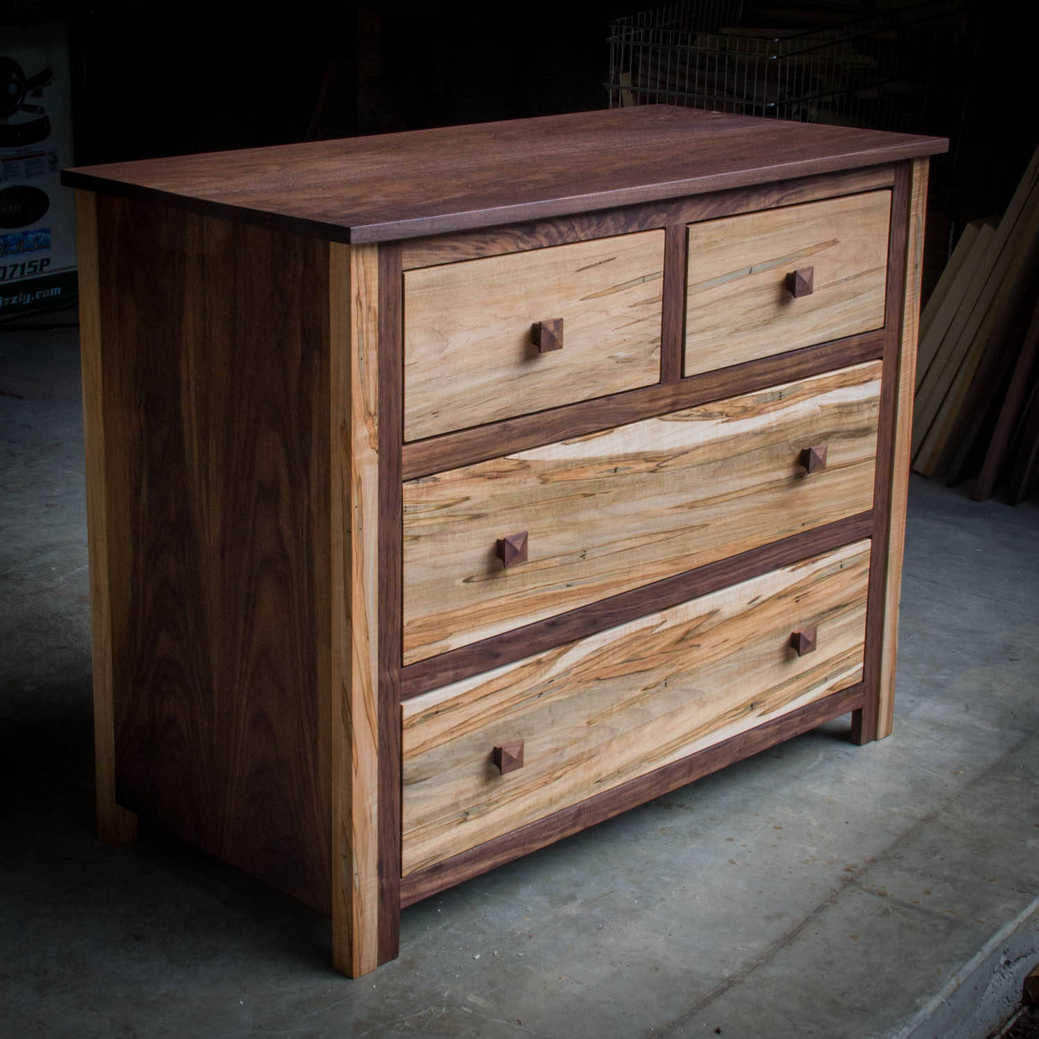 Face Frame Dresser Four Drawer Chest Of Drawers Custom Etsy