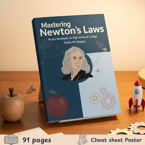 Newtons Laws Physics Workbook Bundle | High School & College (druckbare PDF)