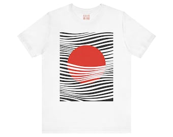 Camiseta Retro Sunset Wave