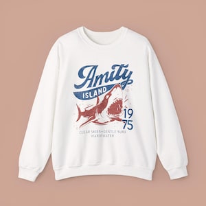 Amity Island Jaws Inspired Shark Sweatshirt