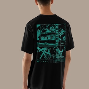Vintage Berserk Tee. Anime T-Shirt: Retro Manga Streetwear