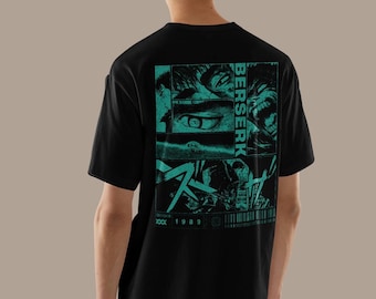 Vintage Berserk Tee. Anime T-Shirt: Retro Manga Streetwear