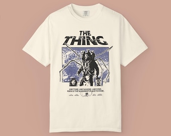 The Thing Vintage Horror Movie Graphic Tee: Comfort Colors Unisex Shirt