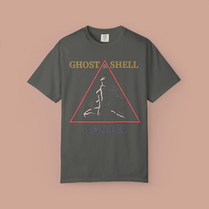 Ghost in The Shell Vintage Anime T-Shirt: Comfort Colors 90s Retro Tee Pepper