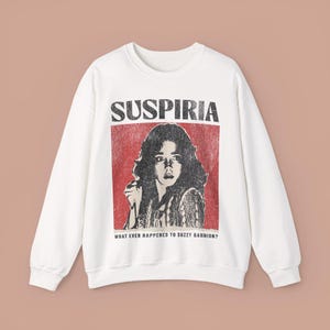 Suspiria Vintage Horror Film Sweatshirt | Retro Scary Movie Halloween Christmas Gift