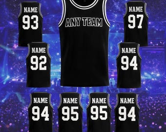 Camiseta de baloncesto personalizada, estilo Kpop personalizado, camiseta deportiva callejera, regalo de cumpleaños o boda para fans de BTS y sus hijos.