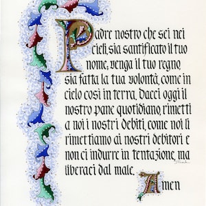 Our Father in Italian